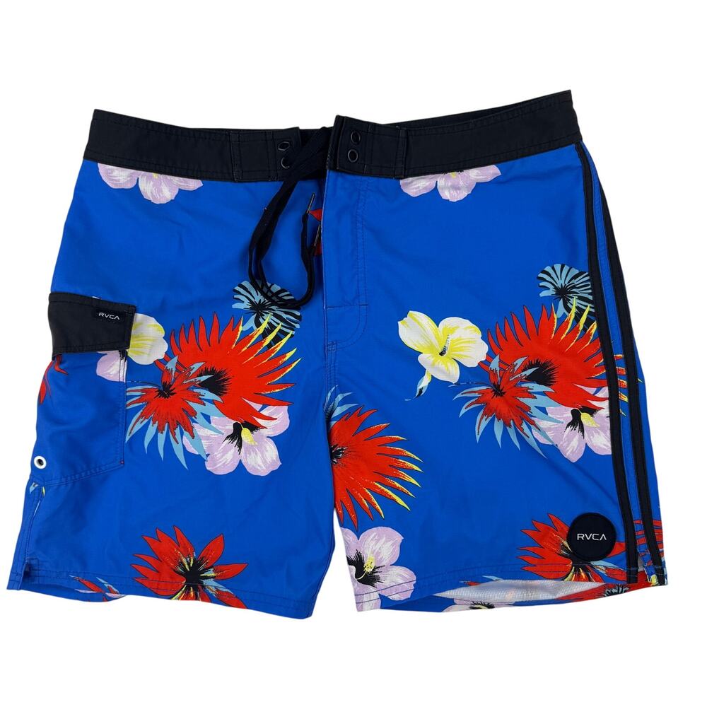 RVCA Higgins Trunk Board Shorts Mens 33